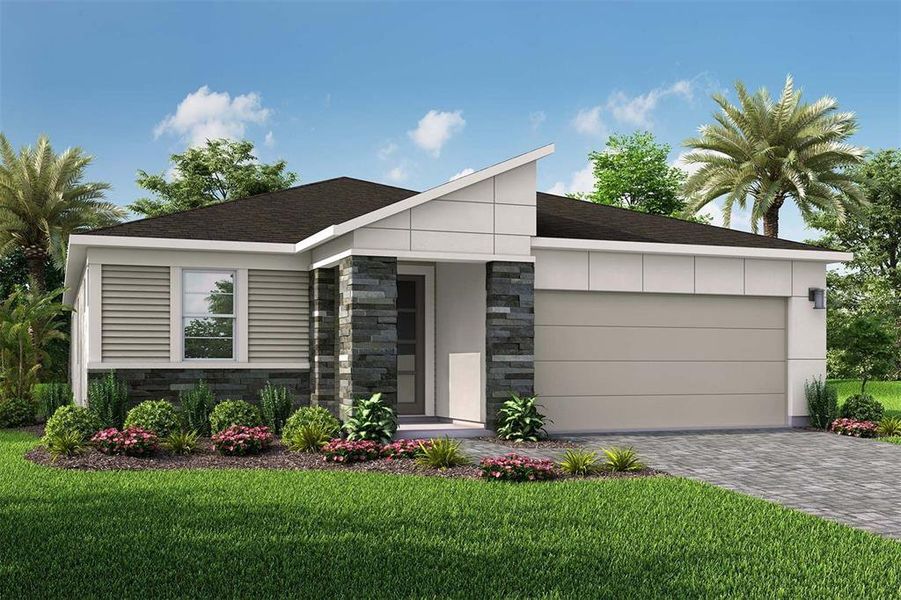 New construction Single-Family house 2334 Village Amble Loop, Lutz, FL 33558 - photo