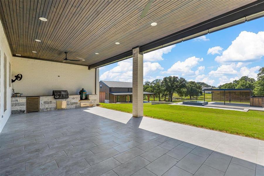 Back Patio Kitchen