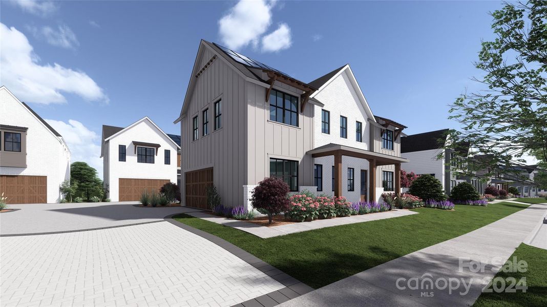 Example Courtyard and Catena Home