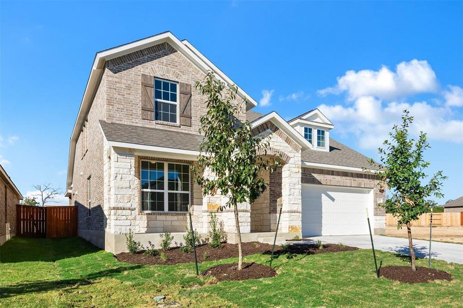 New construction Single-Family house 116 Rocking Chair Dr, Georgetown, TX 78633 Thornton- photo