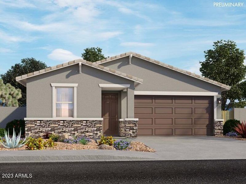 New construction Single-Family house 17405 W Sunnyslope Lane, Waddell, AZ 85355 - photo