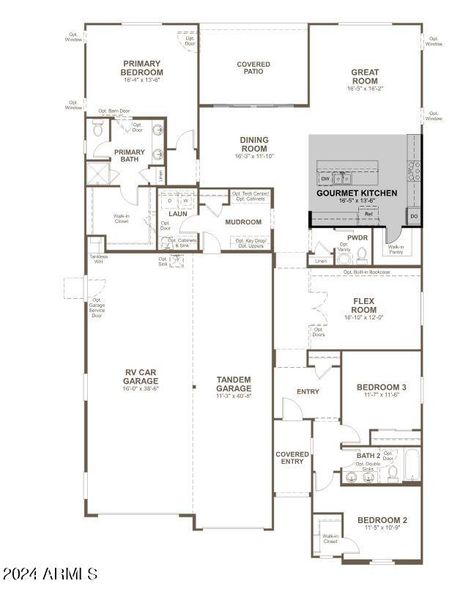 New construction Single-Family house 4813 W Stargazer Place, Laveen, AZ 85339 Deacon- photo