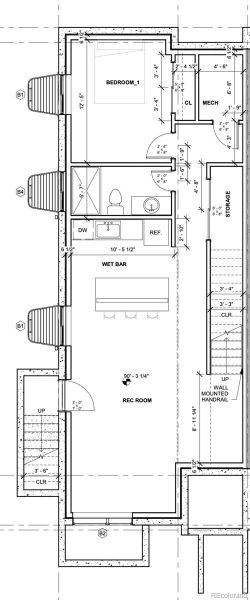 Basement with dedicated entrance