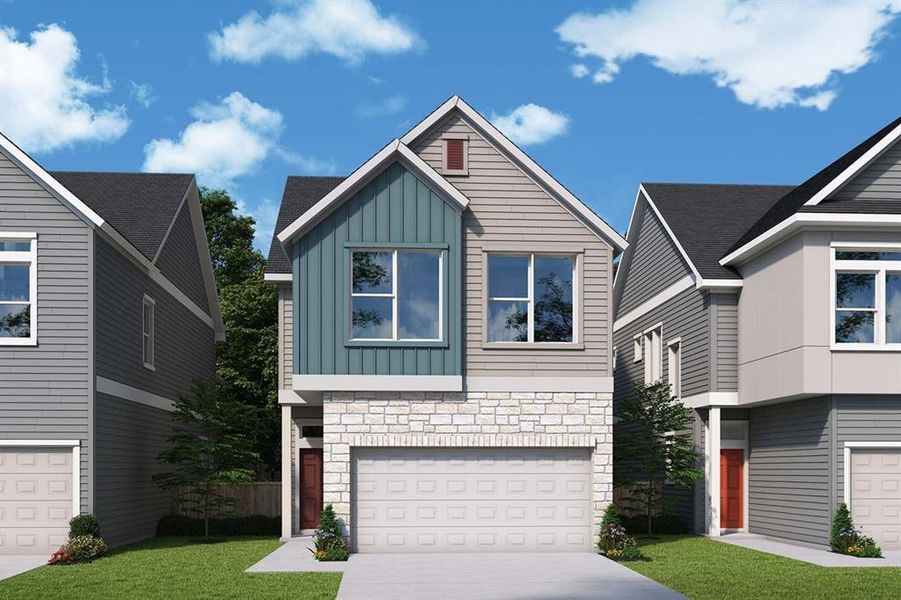 New construction Condo/Apt house 613 Terrier Trl, Austin, TX 78745 The Heeler- photo