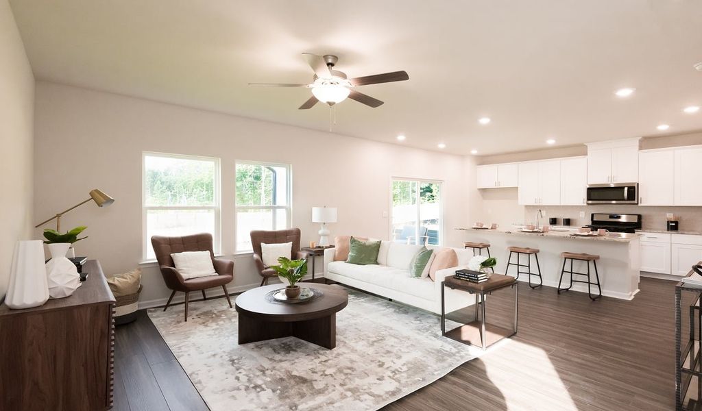Entertain with ease in this open floorplan.