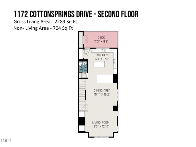 1172 Cottonsprings Drive - Floorplan 2nd