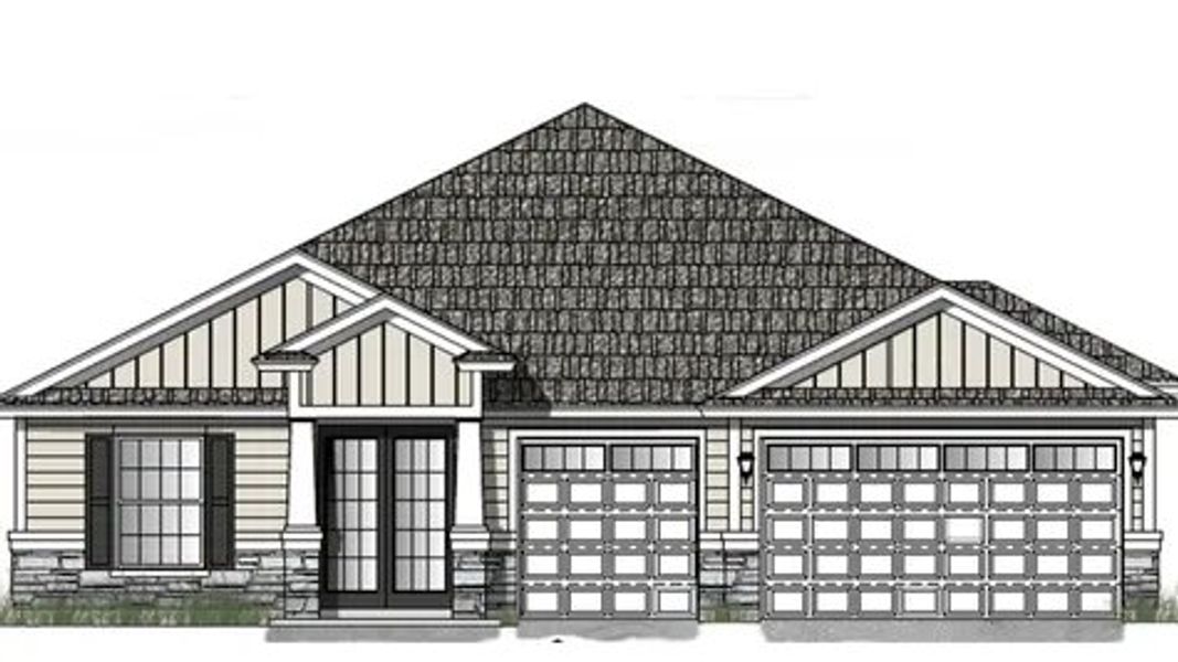 New construction Single-Family house Plan 2484, 49 Courtney Oaks Drive, Saint Augustine, FL 32092 - photo