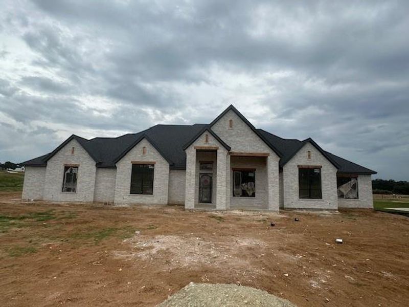 View of french country style house