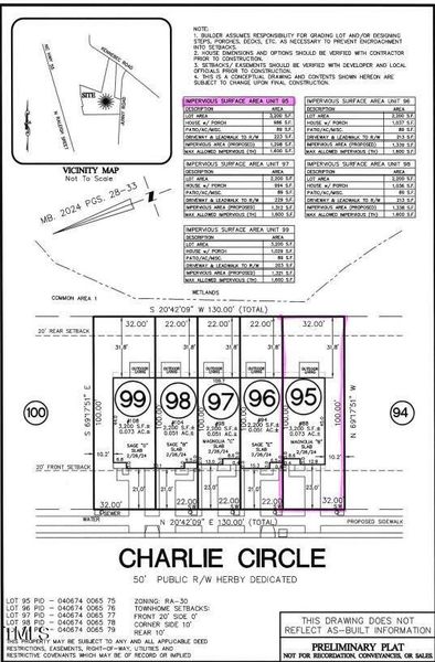 88 charlie plot plan