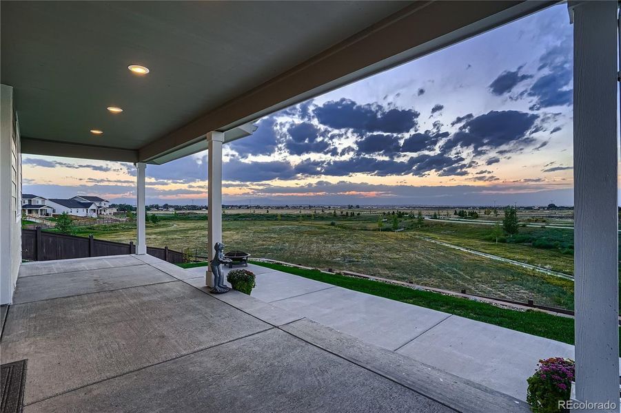 Back Covered Patio with Outstanding Views! T