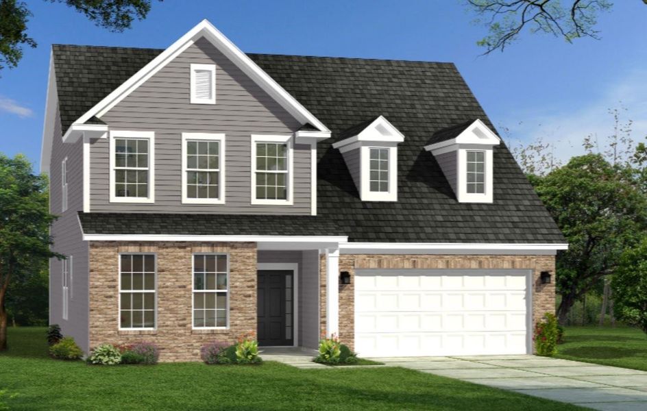 New construction Single-Family house 904 Channel Drop Loop, Zebulon, NC 27597 Drayton- photo