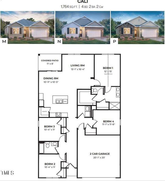 Cali Floorplan MLS