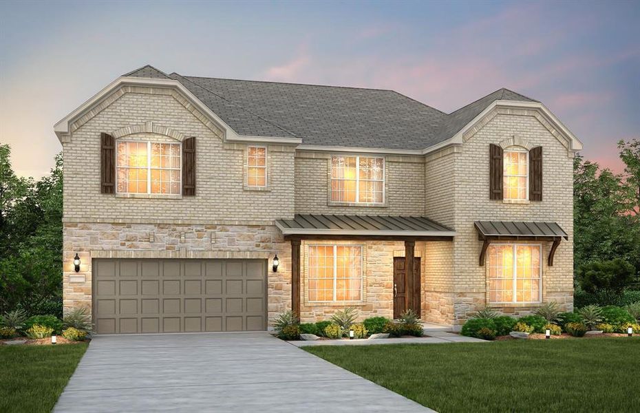NEW CONSTUCTION: Beautiful two-story home available at Wellington in Fort Worth