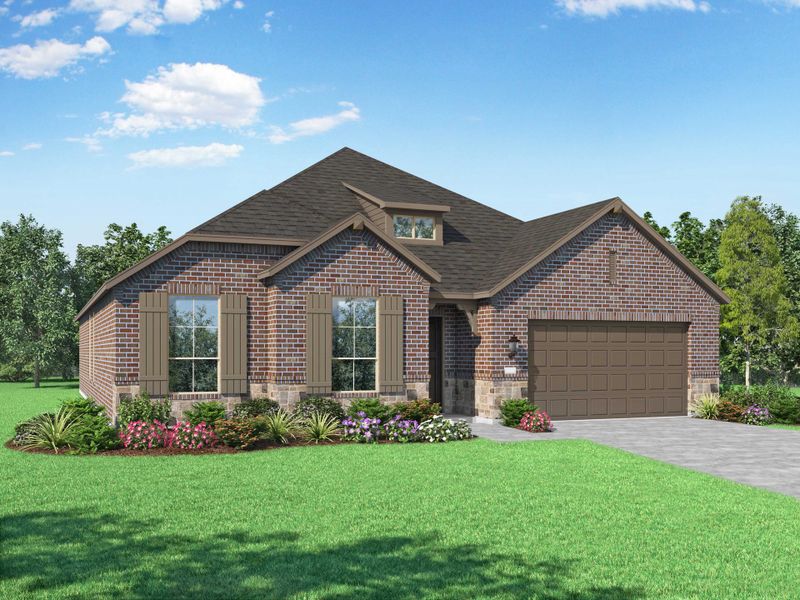New construction Single-Family house 2273 Garnet Drive, Waxahachie, TX 75167 Chesterfield Plan- photo