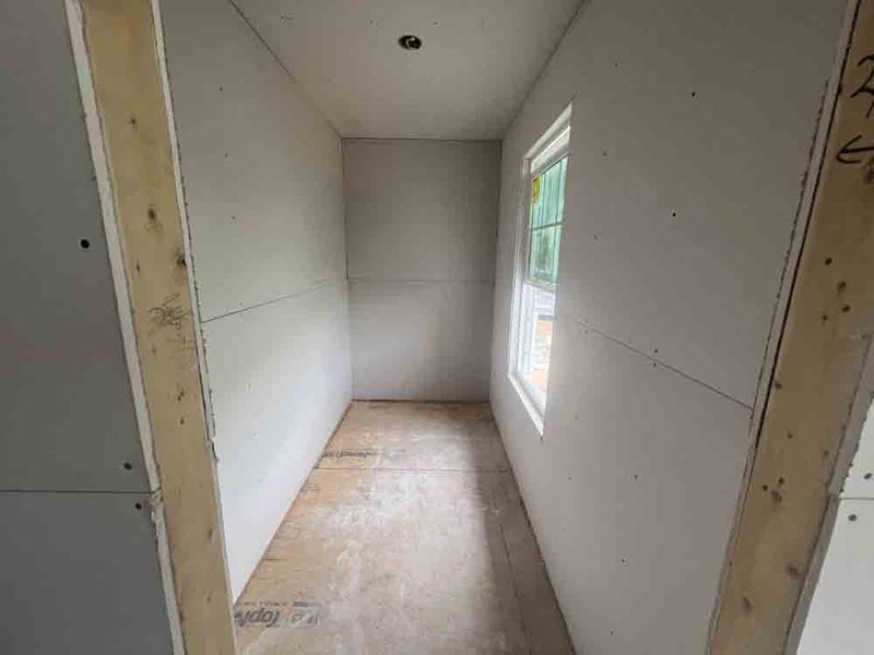 Bedroom Three Walk-in Closet Construction Progress