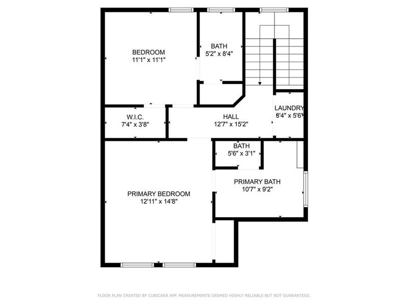 Third floor digital floor plan