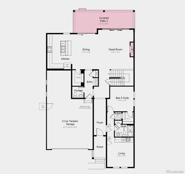 Structural options added include; Fireplace, sliding glass door, 4th full bathroom, 8' doors on main level, exterior door for multi-gen suite, unfinished basement, and garage service door.