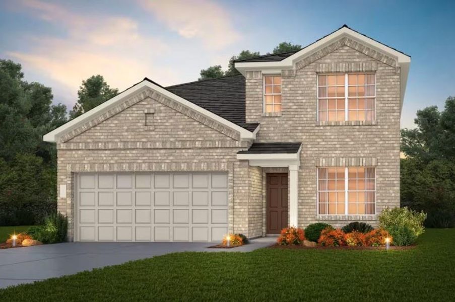 Pulte Homes, Dinero elevation LS201, rendering