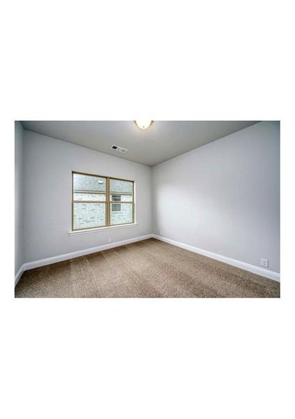 Unfurnished room with carpet flooring