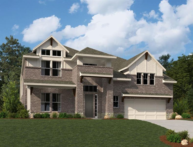 New construction Single-Family house 2023 Emerald Cove Drive, Richmond, TX 77469 Ashlyn Homeplan- photo