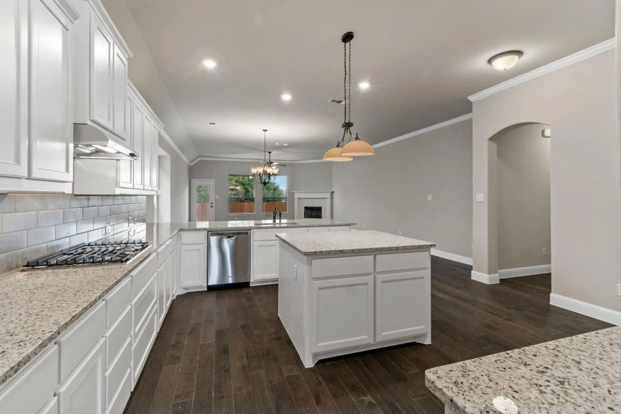 Kitchen | Concept 2533 at Abe's Landing in Granbury, TX by Landsea Homes