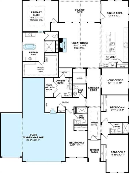 The Glasgow floor plan by K. Hovnanian Homes. 1st Floor Shown. *Prices, plans, dimensions, features, specifications, materials, and availability of homes or communities are subject to change without notice or obligation.