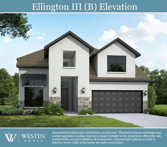 New construction Single-Family house 3161 Stingray Cove Drive, Katy, TX 77493 The Ellington III- photo