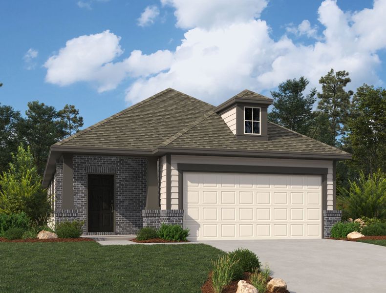New construction Single-Family house Juliet, 9305 Hard Rock Road, Conroe, TX 77303 - photo