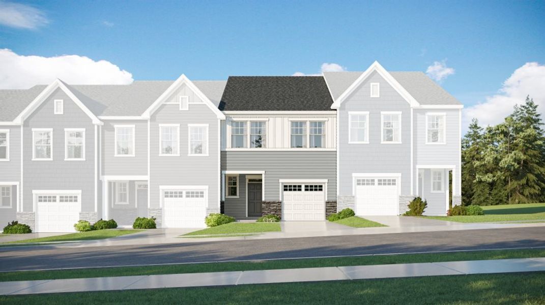 New construction Multi-Family house 1506 Foal Run Trail, Wake Forest, NC 27587 Carson II- photo