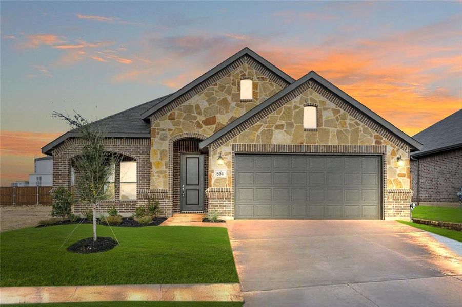 New construction Single-Family house 804 Misty Lane, Cleburne, TX 76033 Concept 1849- photo