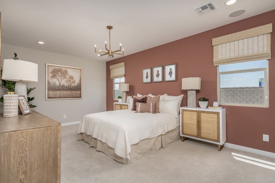 Primary Bedroom | Sabino | Bentridge – Canyon Series | New Homes in Buckeye, AZ | Landsea Homes