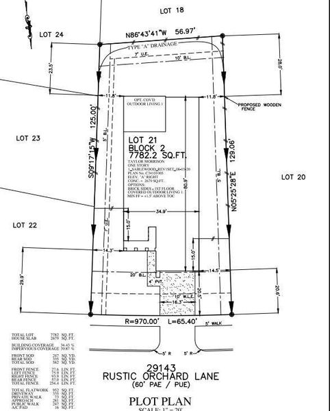 Plot Plan