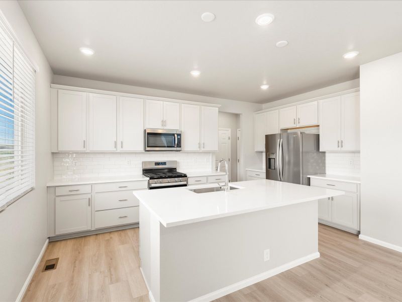 The Berthoud floorplan interior image taken at a Meritage Homes community in Northern, Colorado.