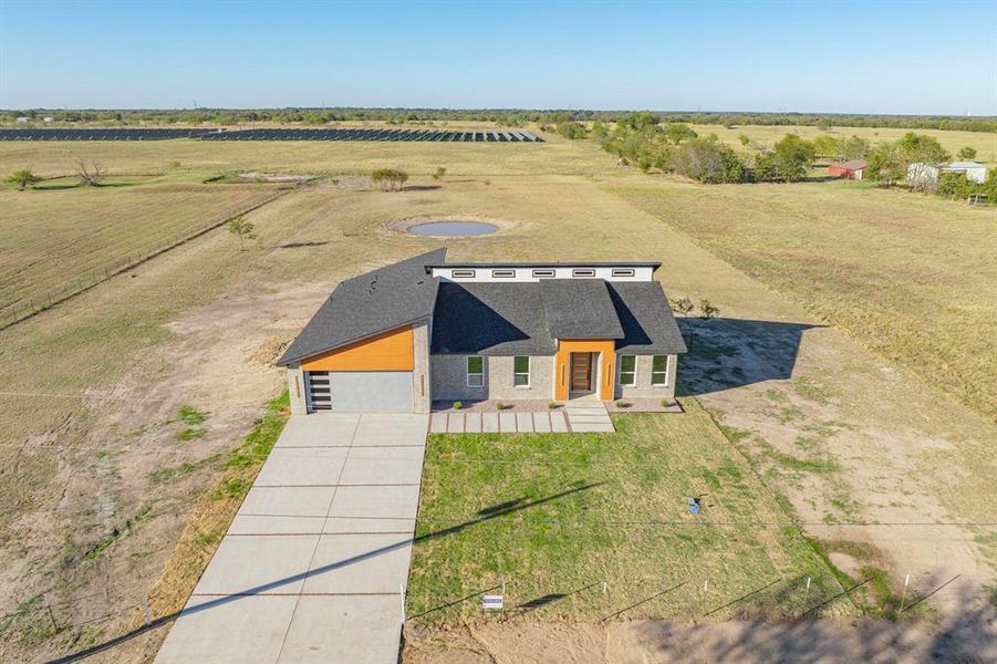 Drone / aerial view with a rural view