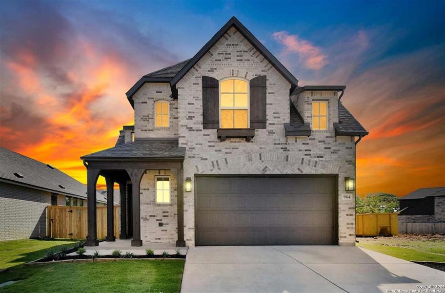 New construction Single-Family house 964 Easy Gruene, New Braunfels, TX 78130 Cotswold Plan- photo