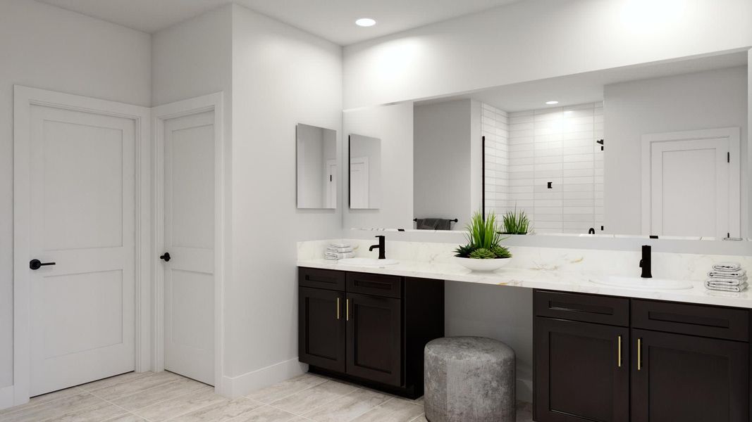 Primary Bathroom | Pastora | Wildera – Peak Series | New Homes in San Tan Valley, AZ | Landsea Homes