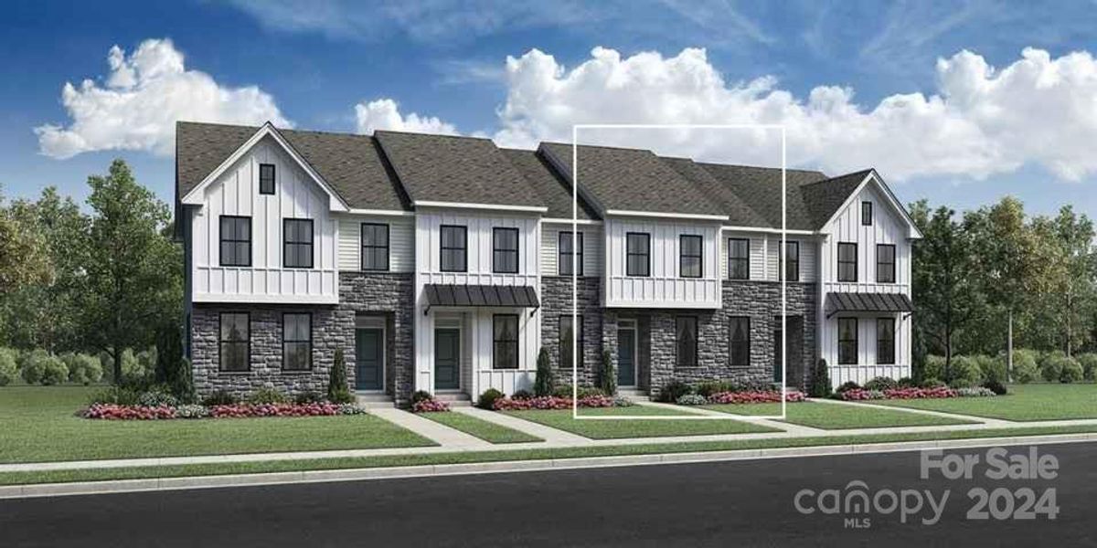 The Eight Townhomes will look very similar to this. Actual exterior will be4 even nicer than sample photo.