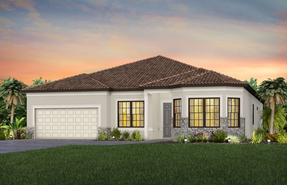 New construction Single-Family house Easley Estate Series, 446 Southeast Vallarta Drive, Port St. Lucie, FL 34984 - photo