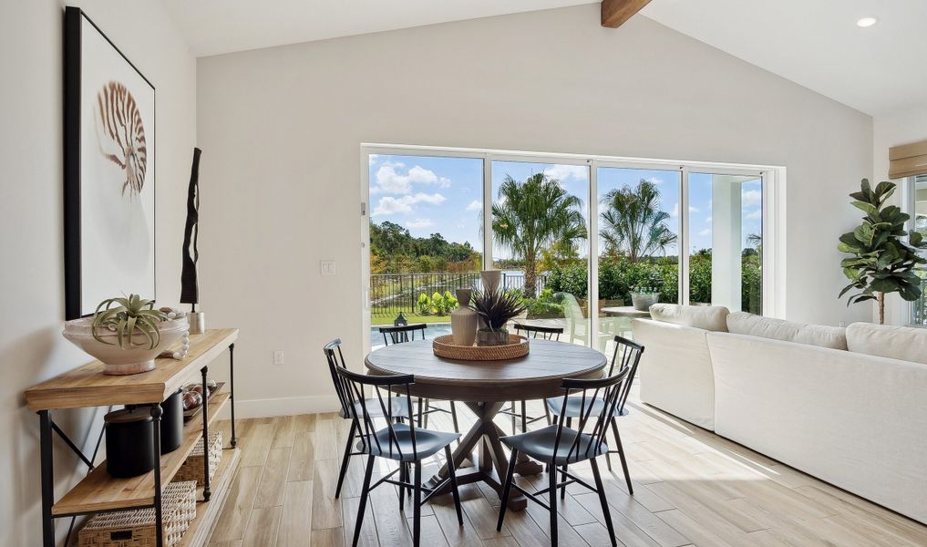 Dining area with lots of natural light