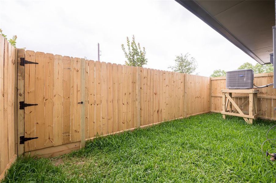 *Representative Photo. Private Fenced outdoor space.