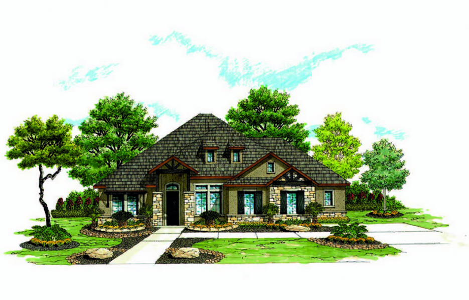New construction Single-Family house Plan 2568, 207 Stone Loop, Castroville, TX 78009 - photo