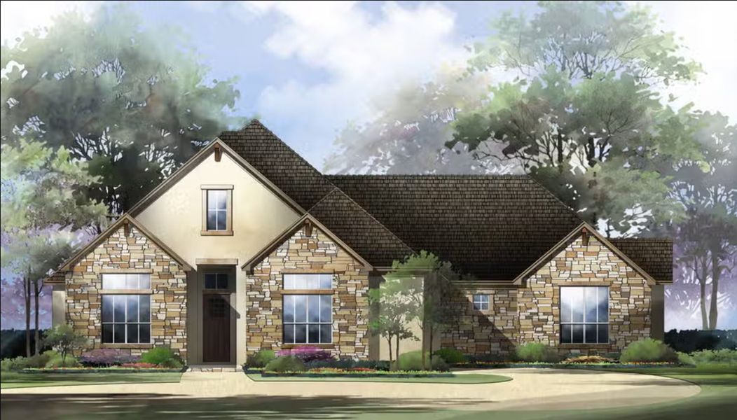 New construction Single-Family house Francis : 85-3527SF.1, 8287 Blue Oak Way, San Antonio, TX 78266 - photo