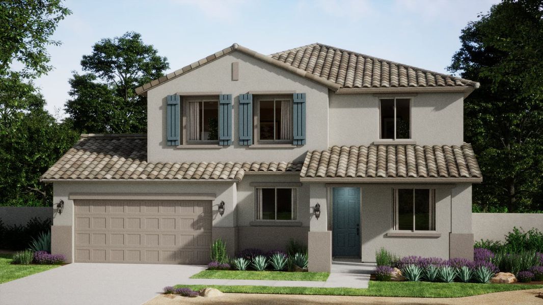 Spanish Elevation | Grand | Wildera – Peak Series | New Homes in San Tan Valley, AZ | Landsea Homes