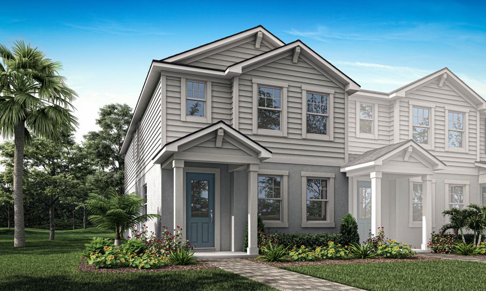 New construction Fourplex house Catalina II, 2606 Ginseng Ivy Street, Apopka, FL 32703 - photo