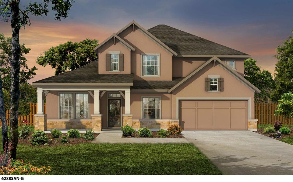 New construction Single-Family house 913 Fort Brown, San Antonio, TX 78245 The Latham- photo