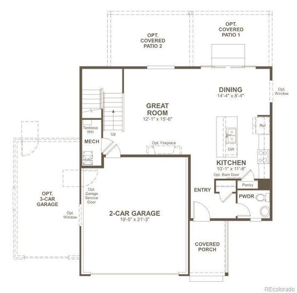 New construction Single-Family house 3813 Candlewood Drive, Johnstown, CO 80534 Coral II- photo