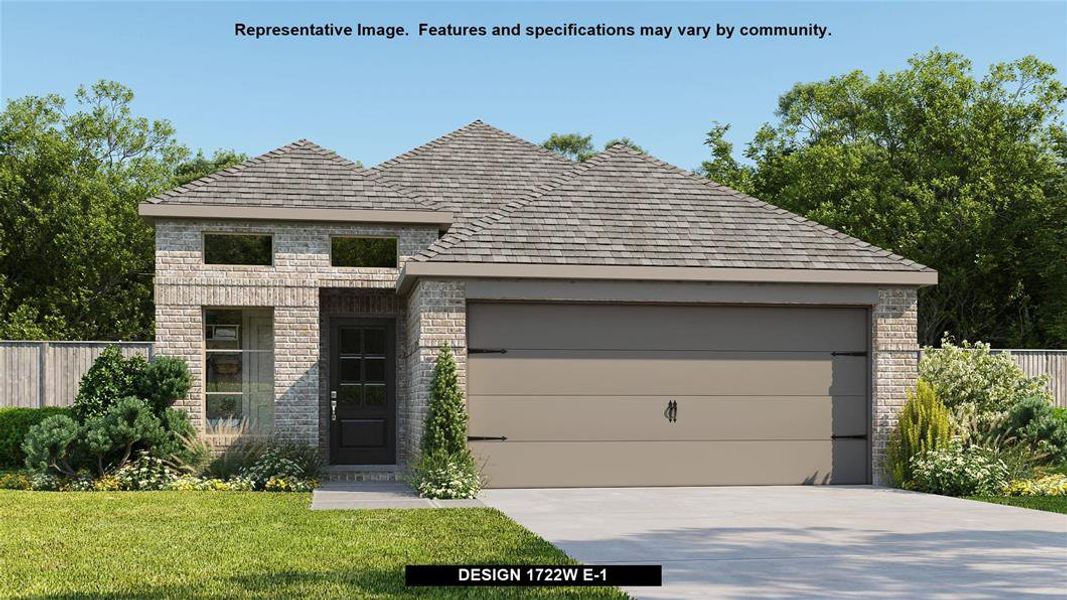 New construction Single-Family house Design 1722W, 15320  Le Reve Lane, Conroe, TX 77302 - photo