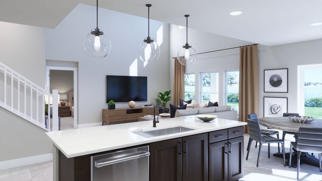 Kitchen | Alexandria II | St. Johns Preserve | New homes in Palm Bay, Florida | Landsea Homes