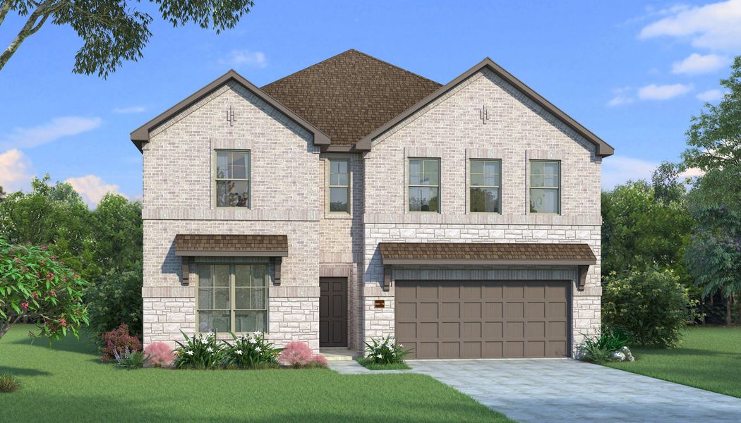 New construction Single-Family house Hawthorn II, 2229 Sheppards, Waxahachie, TX 75167 - photo