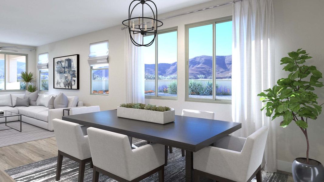 Dining Room | Celedon | Greenpointe | New homes in Eastmark, Arizona | Landsea Homes